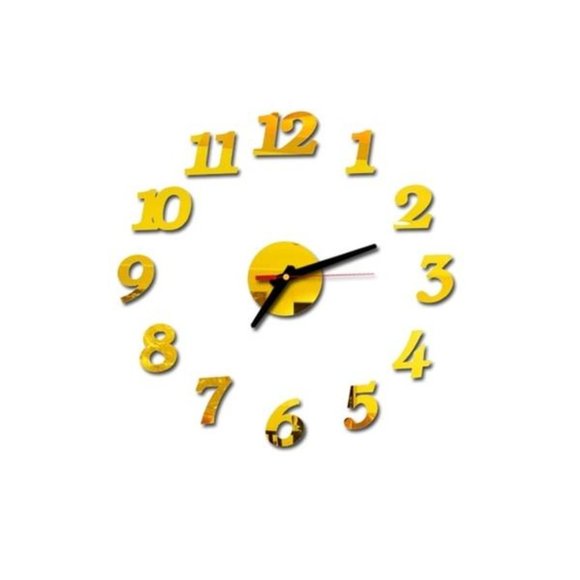 1 Set DIY Digital Wall Clock 3D - Picture 8 of 13